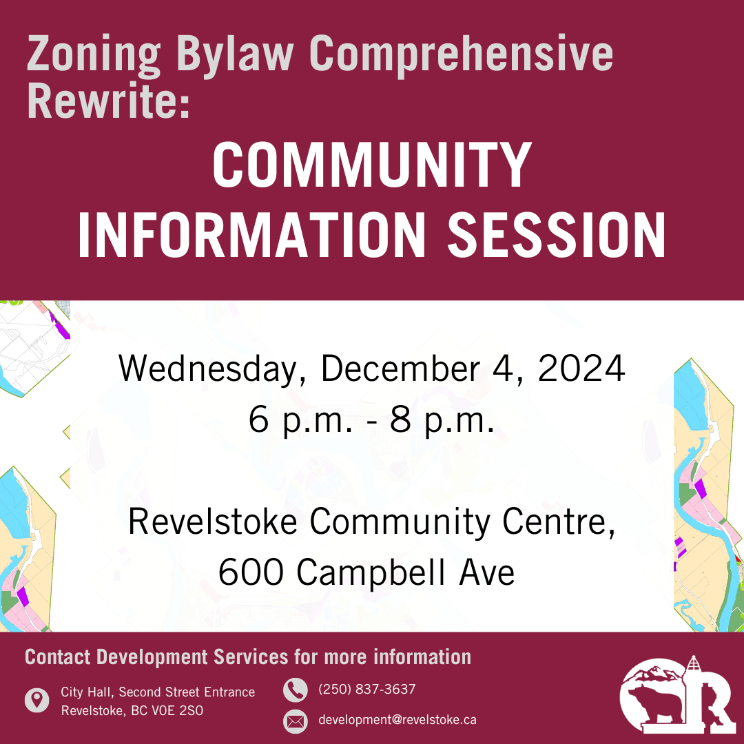 City Hosts Public Information Session for the Zoning Bylaw Comprehensive Rewrite Project (PDF)